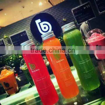 Disposable high quality 350ml plastic beverage bottles