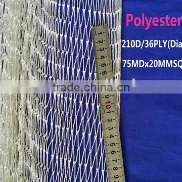 polyester fishing net fishing boat