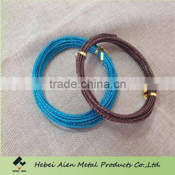 colored threaded aluminum wire