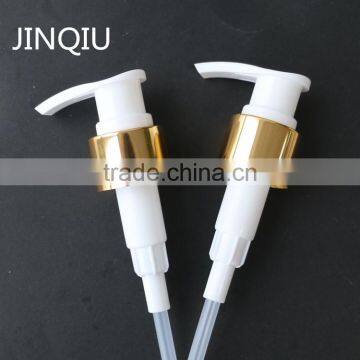 High quality 24/410 pp aluminum golden,silver lotion pump