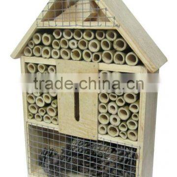 Wooden Insect hotel for bee and ladybird