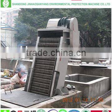 Pretreatment mechanical grille machine for waste water treatment