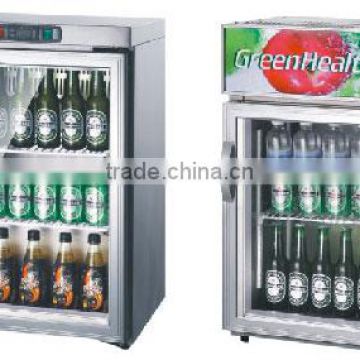 Single door bar bottle cooler, S/S finish