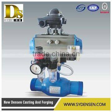 China Manufacturer Direct Marketing Fully Welded Stainless Steel Pneumatic Actuator Ball Valve and Motor Operated Ball Valves photo-3