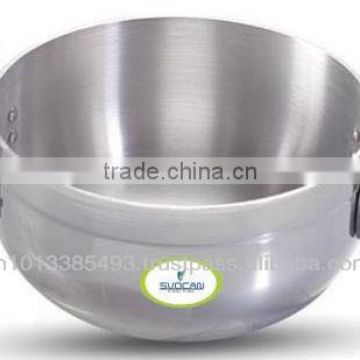 Aluminum Karahi flat & Round bottom with Aluminum Handles