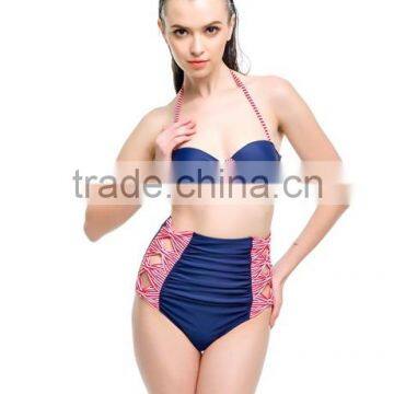 2016 Trendy Stylish Girls High Waist Bikini photo-3