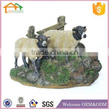 Factory Custom made best home decoration gift resin polyresin garden goat statue