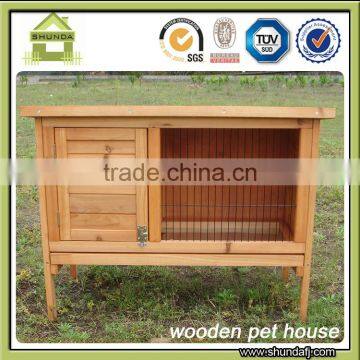 SDR010 Wooden plastic tray indoor cheap rabbit hutches