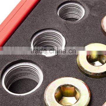 114PCS OIL PAN SUMP DRAIN PLUG THREAD GARAGE WORKSHOP RACE DRIFT REPAIR KIT photo-5