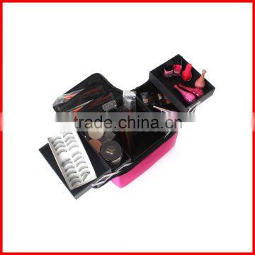 Soft Makeup Train Bag Case Pockets Artist Cosmetic Bag photo-4