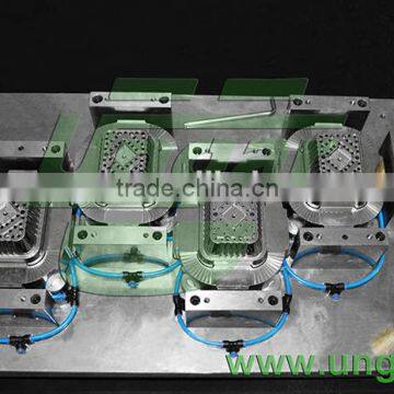 4 cavities mould for aluminium foil container