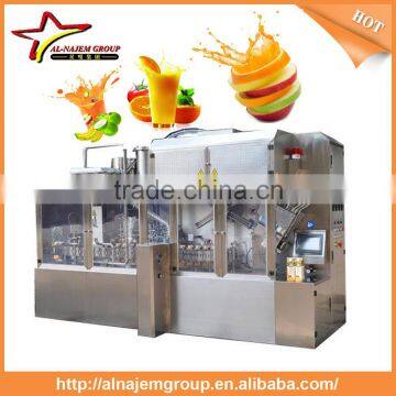 hot hot juice hot filling washing pulp filling juice filling capping 4-in-1 monobloc production line