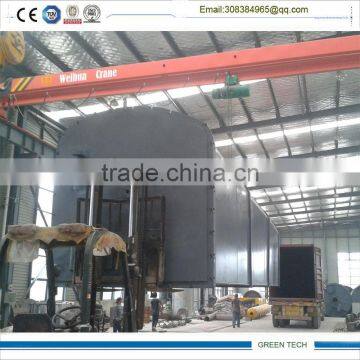 Horizontal Style and Non-rotate Reactor of Special Tyre Pyrolysis Plant With High Efficiency photo-4