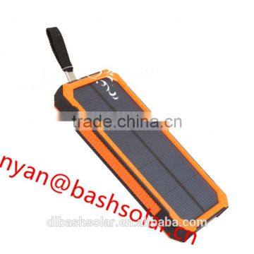 Waterproof Protable Big Capacity Solar Charger Solar Rechargeable Power Bank photo-2