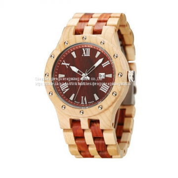 New Fashion Quartz Watch Popular Distribution to Europe and North America Unisex Wooden Watch photo-2