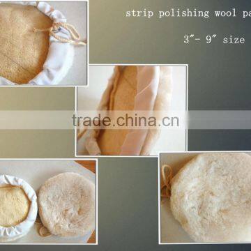 strip wool polishing pads