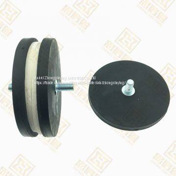 D88mm Rubber Coated Magnet With Male Thread,Magnetic Bases photo-5