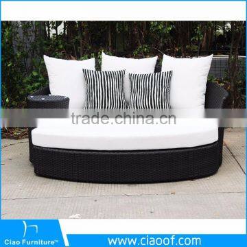 Contemporary outdoor furniture coastal rattan sunbed