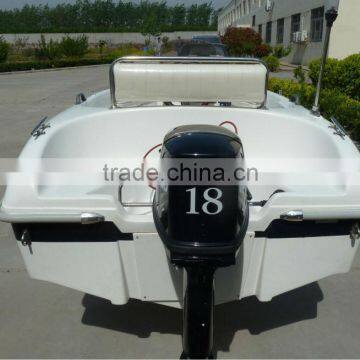 12ft Small Fiberglass Hull Boat For Sale photo-3