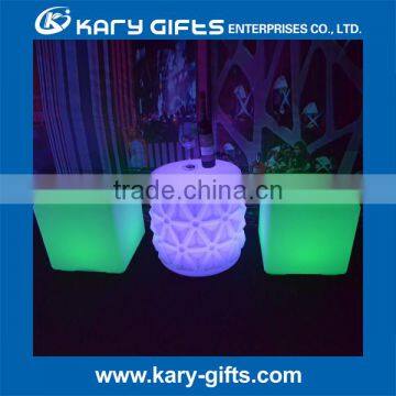Factory Price Led Coffee Table Led Light Luminous Furniture Plastic Bar Tables photo-4