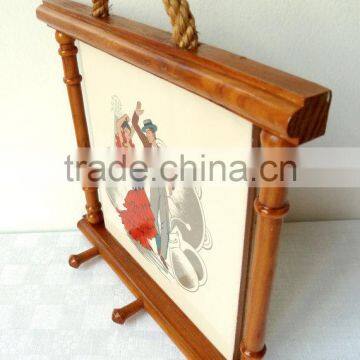 Unusual Vintage Wooden Frame photo-4