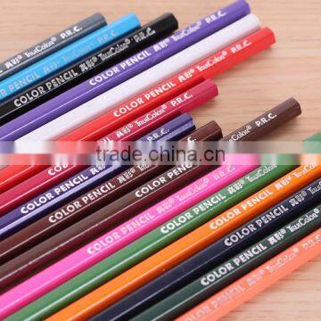 Factory Wholesale School Kids 24 Colors Recycled Wooden Colored Pencils With Tube photo-2