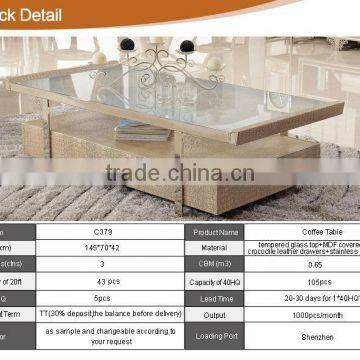 Modern Style Living Room Furniture Coffee Table C379 photo-3
