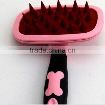 CY108 Silicone Comb Cat and Dog Fur Cleaner Pets Hair Comb photo-5