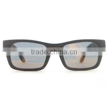 Made in China Wholesale Ebony Wood Frame Light Lens Fashionable Sunglasses photo-2