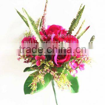 Artificial flower,rose bouquet, for wedding table centerpieces