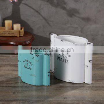 Hot Sale Colorful Archaistic Garden Stoneware/ceramic Flower Plants/flower Pot photo-5