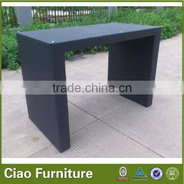 Outdoor High Bar Counter Cocktail Rattan Bar Table Furniture photo-5