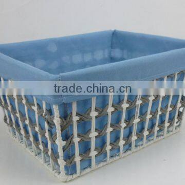 100% Handmade Braided Rope Set Decorative Storage Basket Basket photo-2