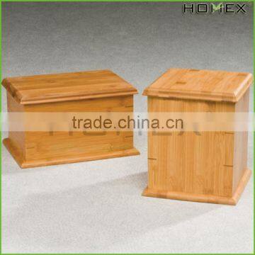 Bamboo urns for ashes cremation urns Homex BSCI/Factory