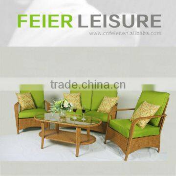 Hot sales Steel Frame Rattan Garden sofa