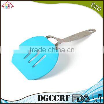 NBRSC Stainless Steel Kitchen Utensil Silicone Shovel BBQ Spade Baking Scoop Pancake Turner photo-4