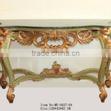 Reproduction Furniture Set Console Table With Mirror For Living Room Decoration photo-3