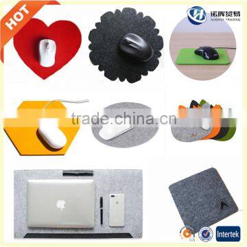 wholesale custom felt colorful mouse pad from china manufacturers