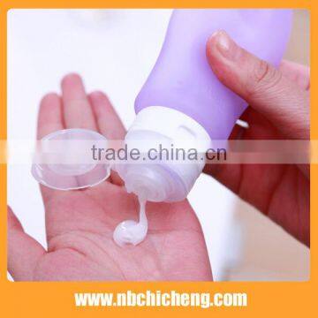 Silicone Shampoo Bottle Silicone Collapsible Bottle Silicone Liquid Soap Dispenser photo-4