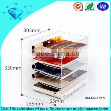 High Quality 3 Layers White Acrylic Sushi Holder Buffet Food Display Stand photo-6