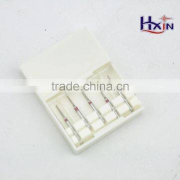 5pcs/set High Speed Electroplated granding diamond bur for teeth / Mini Diamond dental drill