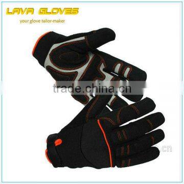 Anti-slip and Vibration Resistant Synthetic Leather Work Gloves photo-2
