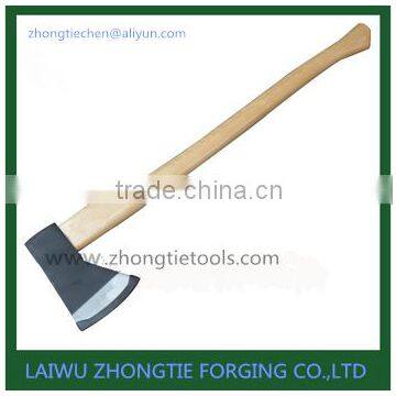 wooden handle broad felling camping pick head