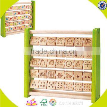 Wholesale Baby Wooden Teacher Abacus Role Play Kids Wooden Teacher Abacus Hot Sale Children Wooden Teacher Abacus W12C006 photo-6