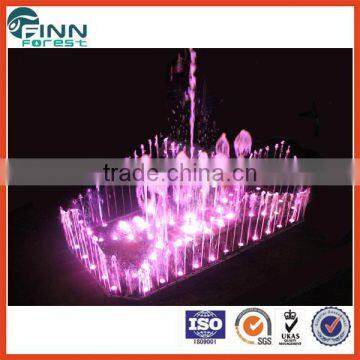 Stainless Steel Musical Fountains With Skip Mode,gradual Up/down or Change by Music