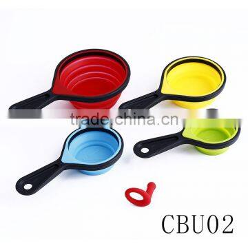 High Quality Silicone Measure Tools Kitchen Measuring Cups photo-3