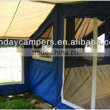4WD Chinese off Road Military Shovel Hard Floor Camper Trailer Tent photo-3