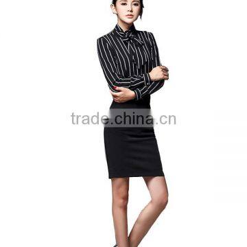 65% Polyester 35% Viscose Fabric Business Office Uniform Designs For Fat Women photo-4