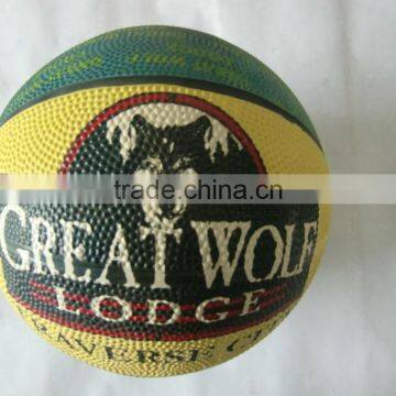 Colorful Rubber Basketball