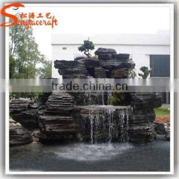 Can be Customized Fountain Garden Decorative Landscape Stone Waterfall Solar Fountain photo-4